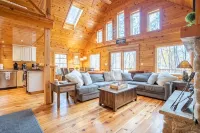 Beautiful private rustic log cabin, pool, hot tub - 3つ星