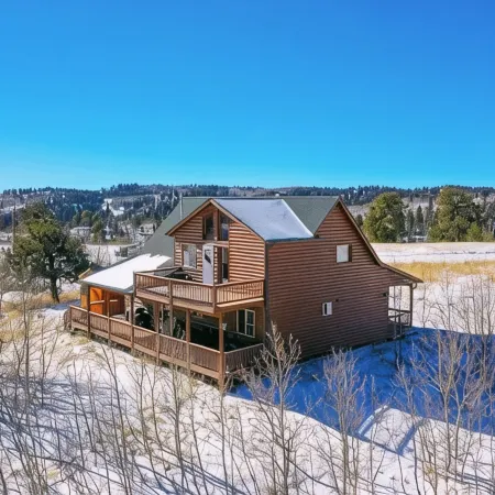 Pet Friendly cabin w/ fireplace and mountain views