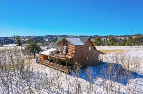 Pet Friendly cabin w/ fireplace and mountain views
