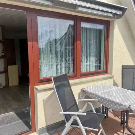 An der Wiese 1 für 2 Gäste Inkl. Bettw., Wlan, Südbalkon und Parkplatz am Haus