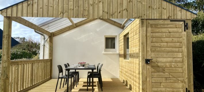 100 m Plage du Portzic Morgat Maison 4 Personnes 2 Chambres Jardin 크로종 호텔