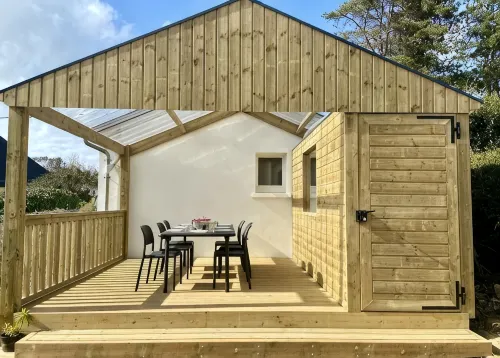 100 m Plage du Portzic Morgat Maison 4 Personnes 2 Chambres Jardin - 2성급