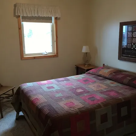 Lake Miltona, MN Weekly Rental Cabin is located right on the beach.