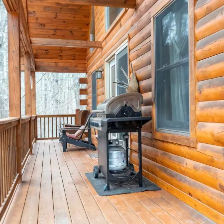Secluded, Furnished, Log Home, Close To Many Adirondack Attractions.