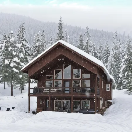 Secluded 4-bedroom Cabin Retreat with Game Room, AC, Hot Tub and Amazing View