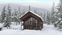 Secluded 4-bedroom Cabin Retreat with Game Room, AC, Hot Tub and Amazing View - Chalets
