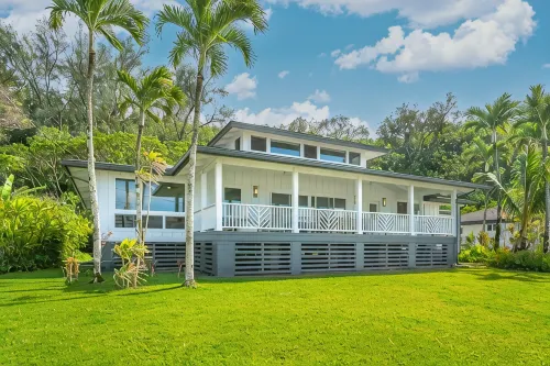 Enchanted  Beachfront Home at Beautiful Anini Beach A/C! TVNC-5078 - 4-Star