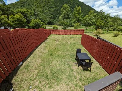 庭 レゾネイトクラブくじゅうの写真