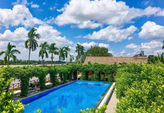 메콩강 투어 중 현지인과의 만남