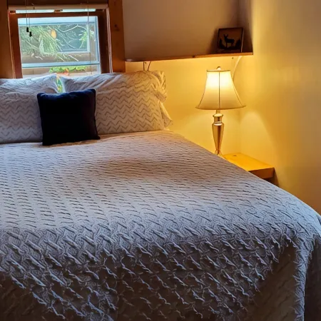 Your Own Private Beach Lakefront Cozy Cottage in a Peaceful Bay on 5 Lake Chain.
