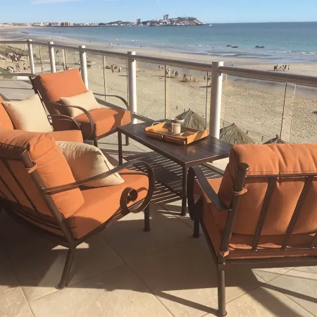 Beach front , Water front low level condo ( Las Palomas Resort Cordoba 208.