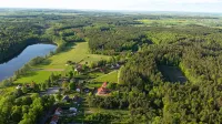 Small yellow villa in Masuria (apartment WEST in the attic) - 2-Star