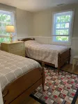 Walk to private beach, central air, wifi, 3 bedrooms.