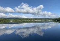 斯克蘭頓、洪斯代爾&埃爾克山二樓湖景、私人露台公寓! - 3星級