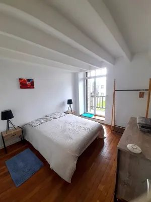 Dans Manoir Marteroy, Appartement 80m² 2 Chambres vue Mer, Plage des Rosaires