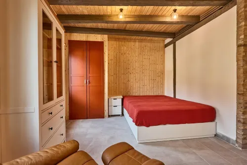 Red apartment