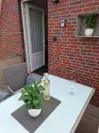 Apartment Lüttje Amselnüst - central location directly on the dike with balcony - バルコニー