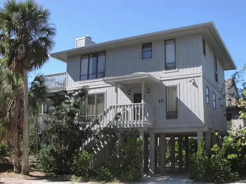 Resilient & Revitalized! Vacation home on stilts on Captiva Island.