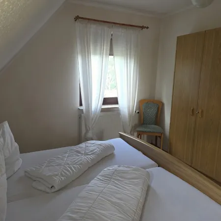 Upper apartment in Westeraccum with balcony
