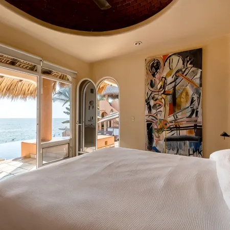 Luxurious Oceanfront Villa - Steps from Manzanillo Beach - Best View in Puerto