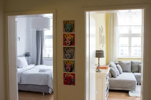 Modern 3-room apartment in the city center with Wi-Fi - 3 stjerner