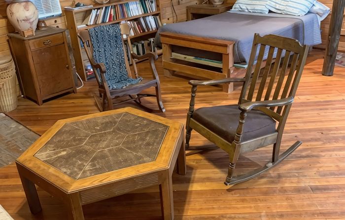 Bunkhouse on Working Ranch/Bird Sanctuary.  Cozy, cabin w. bathroom and kitchen