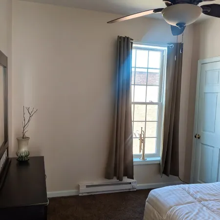 Historic Main Street private 2 bedroom apartment with views and all amenities.