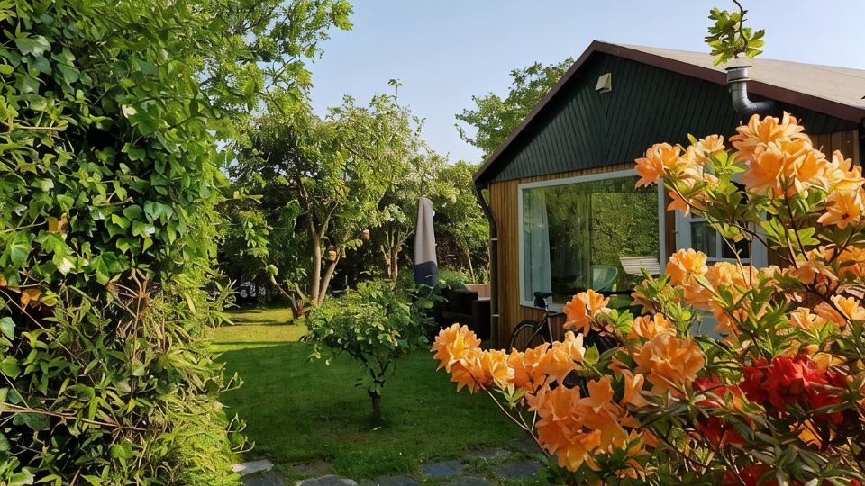 Summerhouse near the dunes and beach