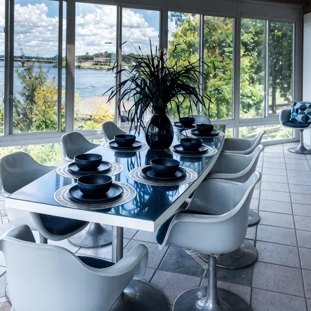Modern Serene Lake house -Panoramic View of Main Channel