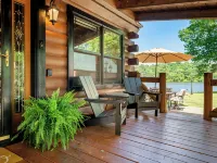 Riverfront Cabin with Cedar Wood Hot Tub, Dry Sauna, and Dock Hotels in Halfmoon