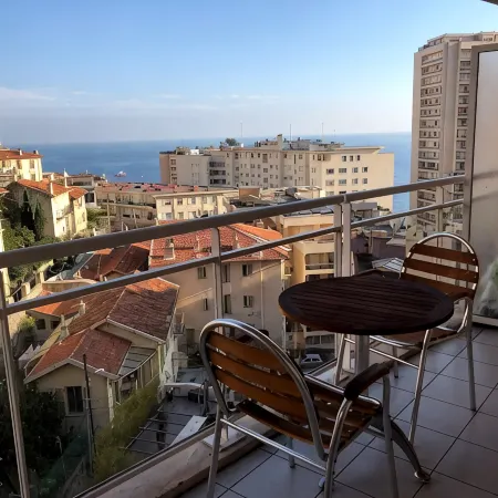 Monaco Sunshine studio, sea view close to MC beach
