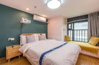 Tiankongzhixing Apartment (Suzhou Railway Station Pingjiang Wanda Plaza) - مطابخ