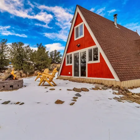 NEW Cozy Owl A-Frame: Cabin with Epic Mountain Views Featured on HGTV