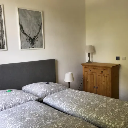 Family apartment with a large balcony overlooking the garden Отели рядом с достопримечательностью «Шенфельд-Вайссиг»