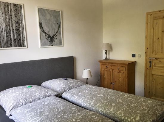 Family apartment with a large balcony overlooking the garden