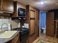 Camp in style with AC/heat, WIFI, on Main Street, 1 block from Joni's beach - 2-Star