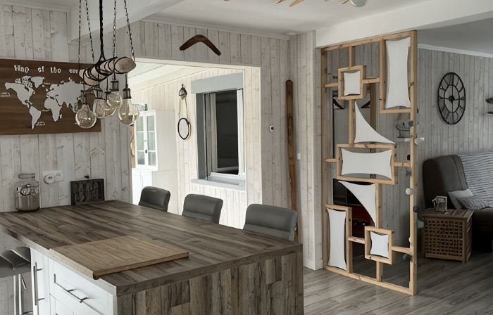Vacation home 3 kms from the beach