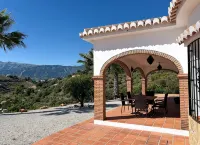 Andalusian detached villa with pool, sea & mountain views, and stunning sunsets
