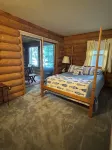Lucky View Lodge Log Cabin on Big Butternut Lake Luck, WI 3 acre 300ft lakeshore - Chalets