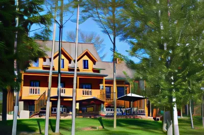 Selenia Lodge- Résidences et Chalets Dans les Laurentides فنادق في ليس لاورينتيديس