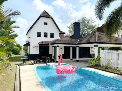 A'FAMOSA Pool Villa by S&T Homez Hotels near Al-Hijrah Mosque Felda Tun Ghafar Hutan Percha
