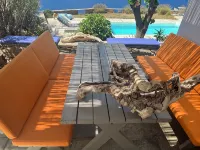 Stunning villa with a pool and with a private beach in Kea, Cyclades. - 4-Star