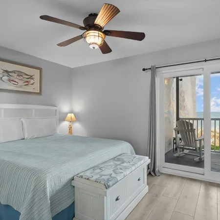 Oceanfront Newly Renovated 1st Floor Condo Sleeps 8  North Topsail Beach