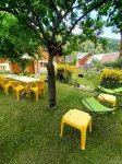 Pretty apartment which kept the charm of the houses of the region