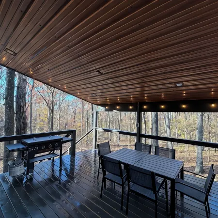 Cozy 2-bedroom secluded A-Frame cabin in charming Murray Отели в г. Каллоуэй Каунти