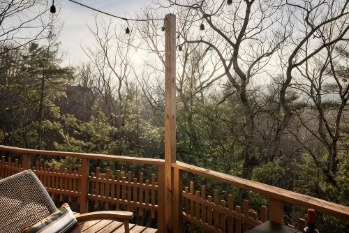 Quirky & Peaceful Yurt Treehouse w/360 Views/Hike/Golf/Lake Laura