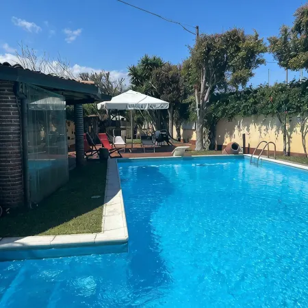 SINGLE VILLA(VILLA "SOLE" BETWEEN ETNA AND TAORMINA THE SEA TO 2 KM