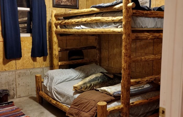 Rustic 2-bedroom cabin next to 1000+ acre Conservation area near Mark Twain Lake