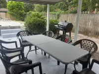 Lovely Oasis with private swimming pool 3,6,8 f deep - Wifi