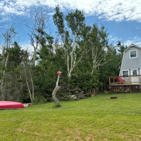Unplug and relax in this quiet retreat on the shores of Tracadie Bay